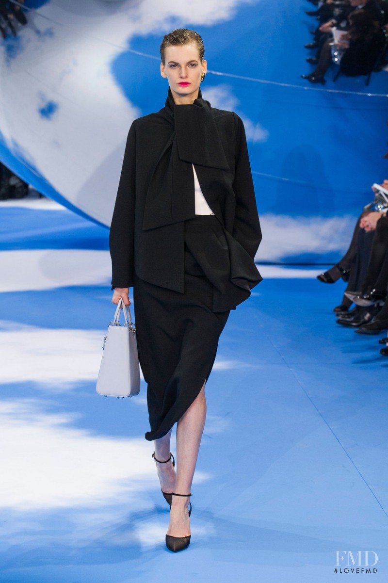 Carolina Sjöstrand featured in  the Christian Dior fashion show for Autumn/Winter 2013