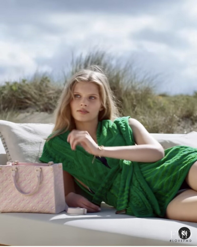 Ida Heiner featured in  the Louis Vuitton Summer Stardust Collection advertisement for Summer 2022