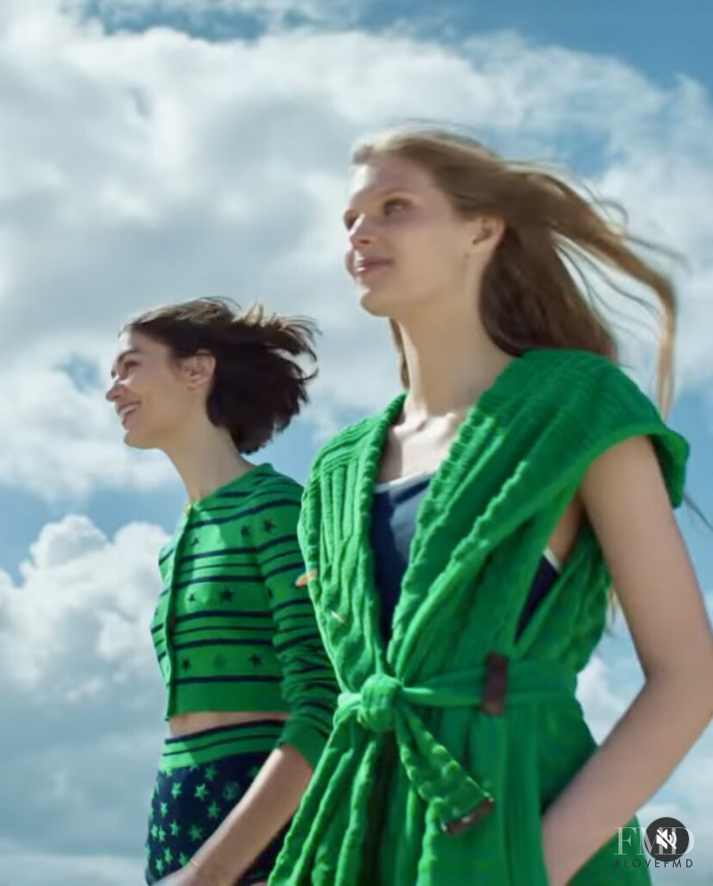 Ida Heiner featured in  the Louis Vuitton Summer Stardust Collection advertisement for Summer 2022
