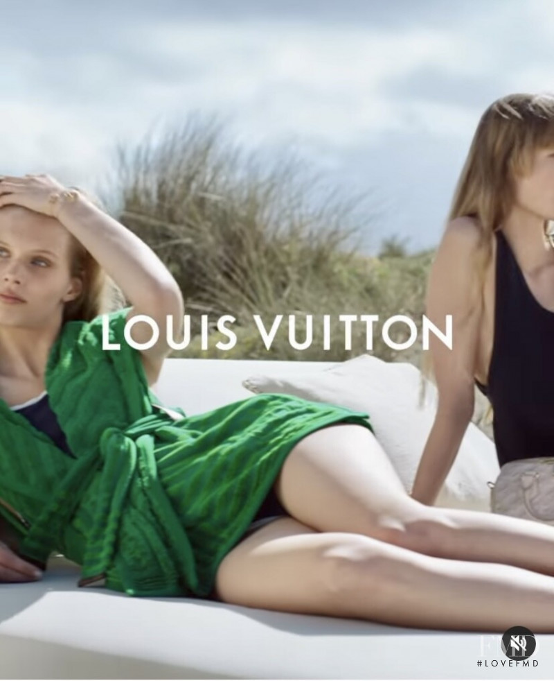 Ida Heiner featured in  the Louis Vuitton Summer Stardust Collection advertisement for Summer 2022