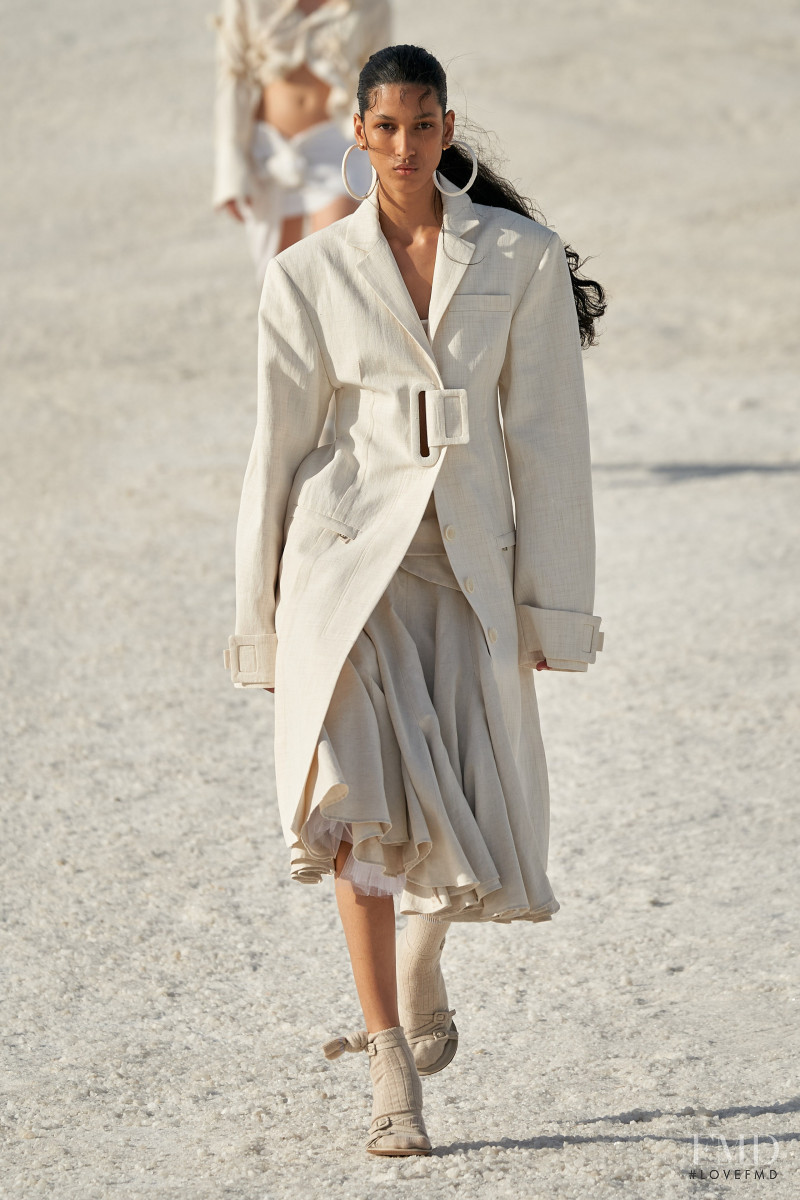 Jennifer Matias featured in  the Jacquemus fashion show for Autumn/Winter 2022
