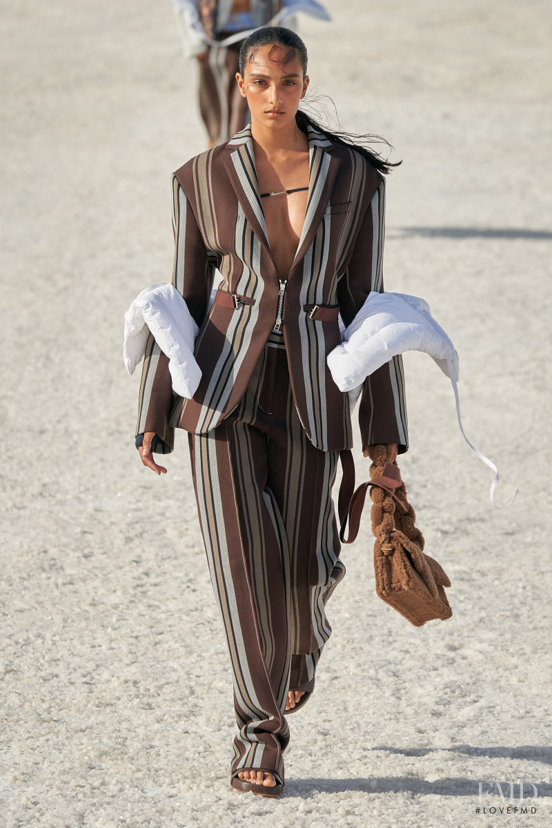 Sofia Subramaniam featured in  the Jacquemus fashion show for Autumn/Winter 2022