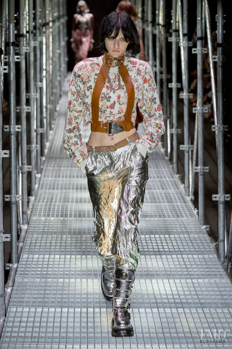 Sofia Steinberg featured in  the Paco Rabanne fashion show for Spring/Summer 2023