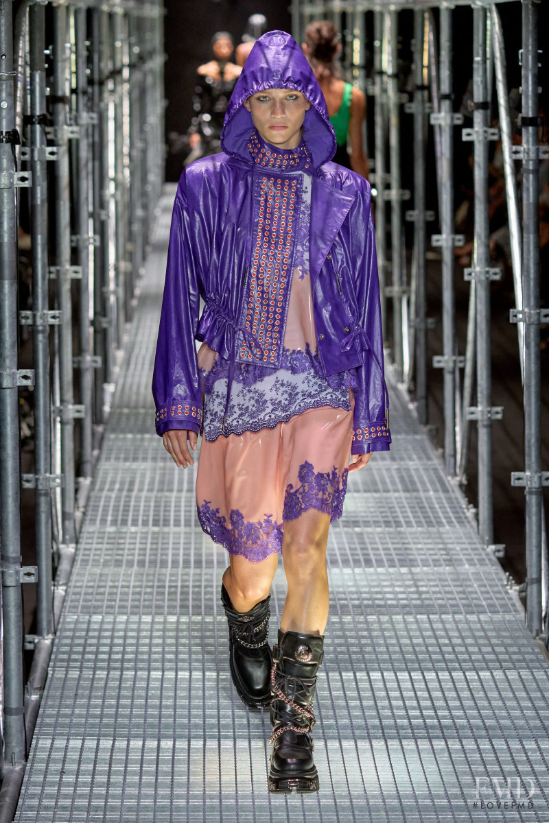 Rebecca Leigh Longendyke featured in  the Paco Rabanne fashion show for Spring/Summer 2023