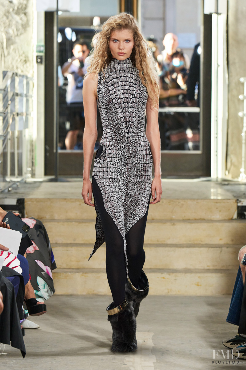 Ida Heiner featured in  the Alaia fashion show for Spring/Summer 2023