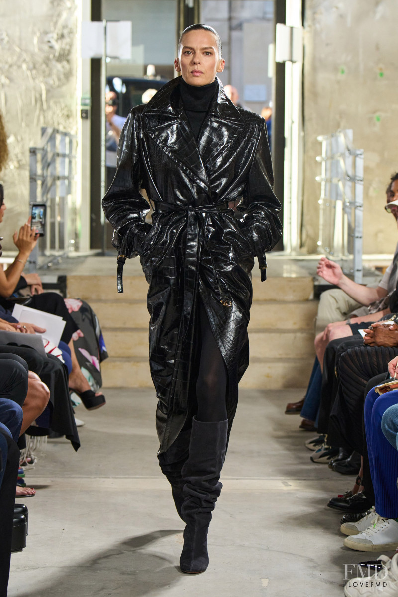 Elise Crombez featured in  the Alaia fashion show for Spring/Summer 2023