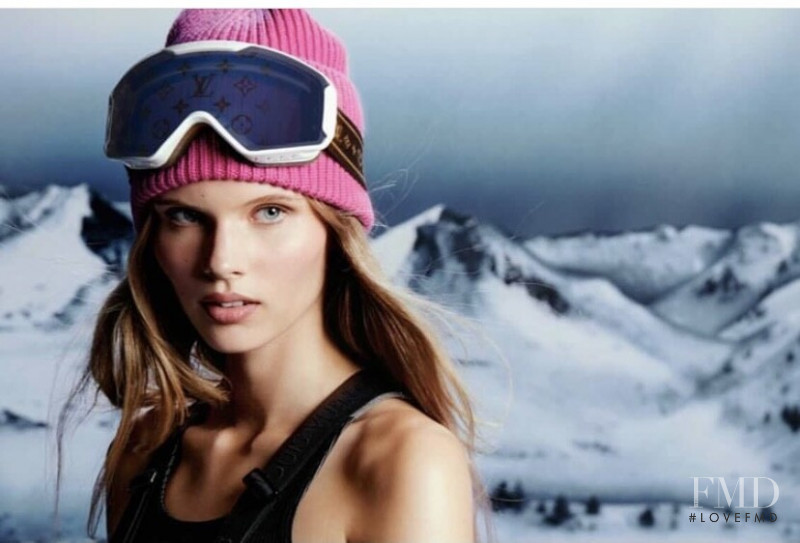 Ida Heiner featured in  the Louis Vuitton Ski advertisement for Winter 2021