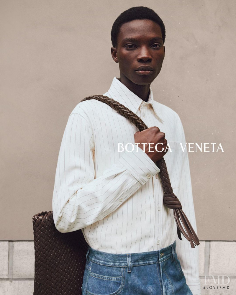 Dara Gueye featured in  the Bottega Veneta advertisement for Autumn/Winter 2022