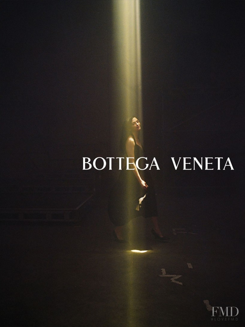 Mariacarla Boscono featured in  the Bottega Veneta advertisement for Autumn/Winter 2022