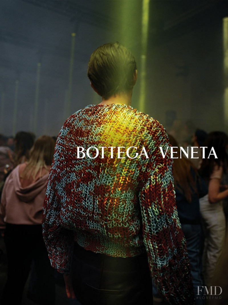 Silas De Maat featured in  the Bottega Veneta advertisement for Autumn/Winter 2022