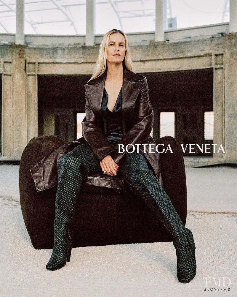 Emma Balfour featured in  the Bottega Veneta advertisement for Autumn/Winter 2022