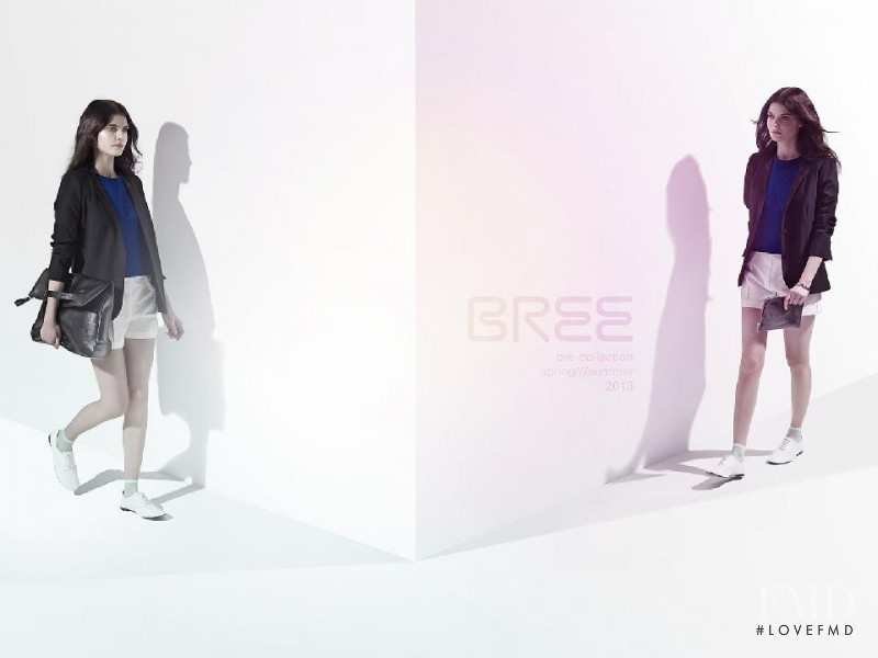 Anne Wunderlich featured in  the Bree advertisement for Spring/Summer 2013