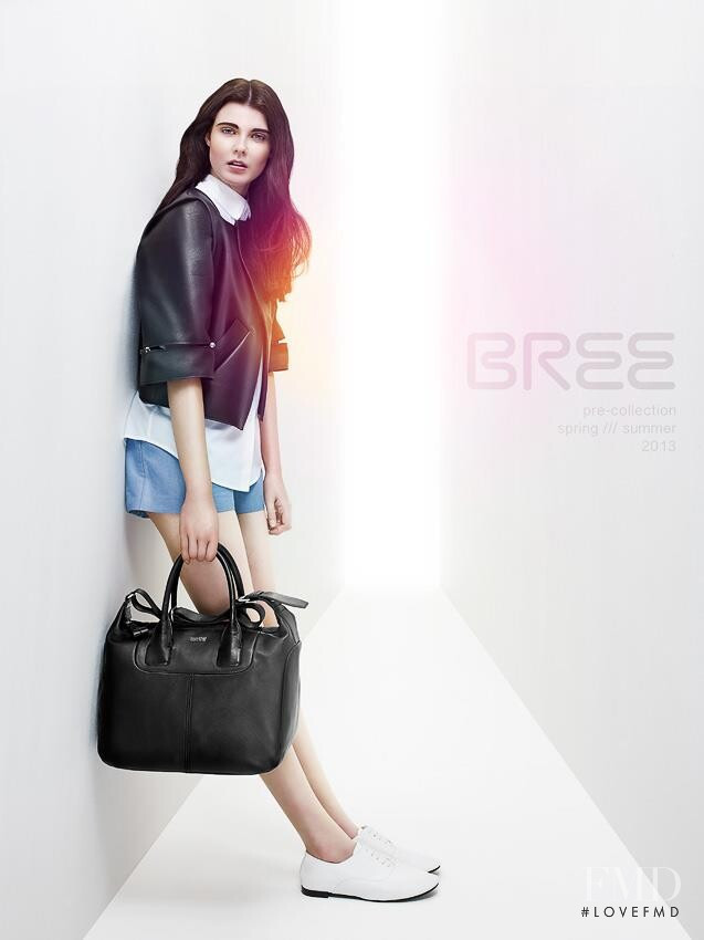 Anne Wunderlich featured in  the Bree advertisement for Spring/Summer 2013