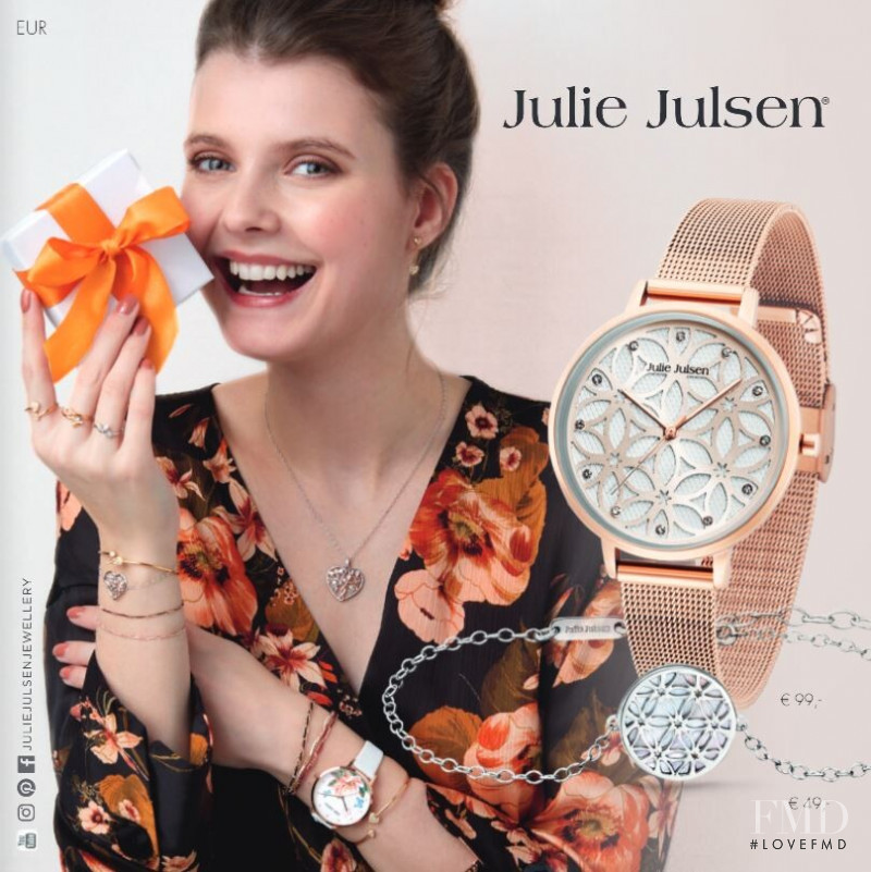 Anne Wunderlich featured in  the Julie Julsen advertisement for Autumn/Winter 2019