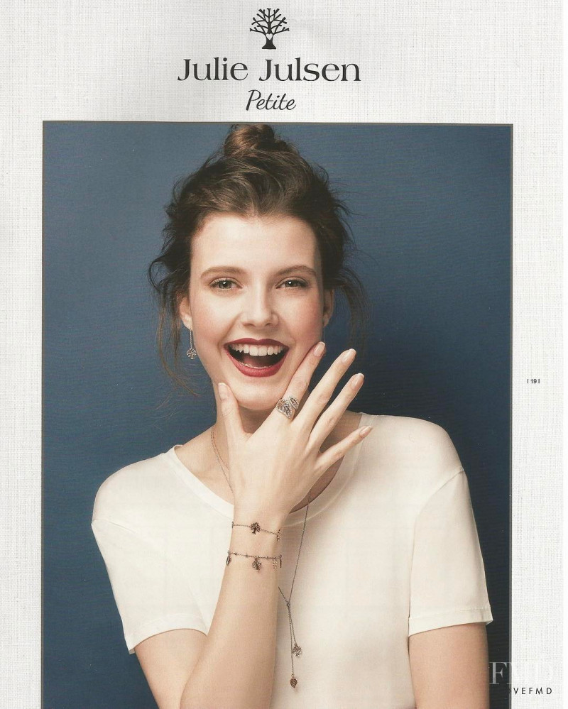 Anne Wunderlich featured in  the Julie Julsen advertisement for Spring/Summer 2017