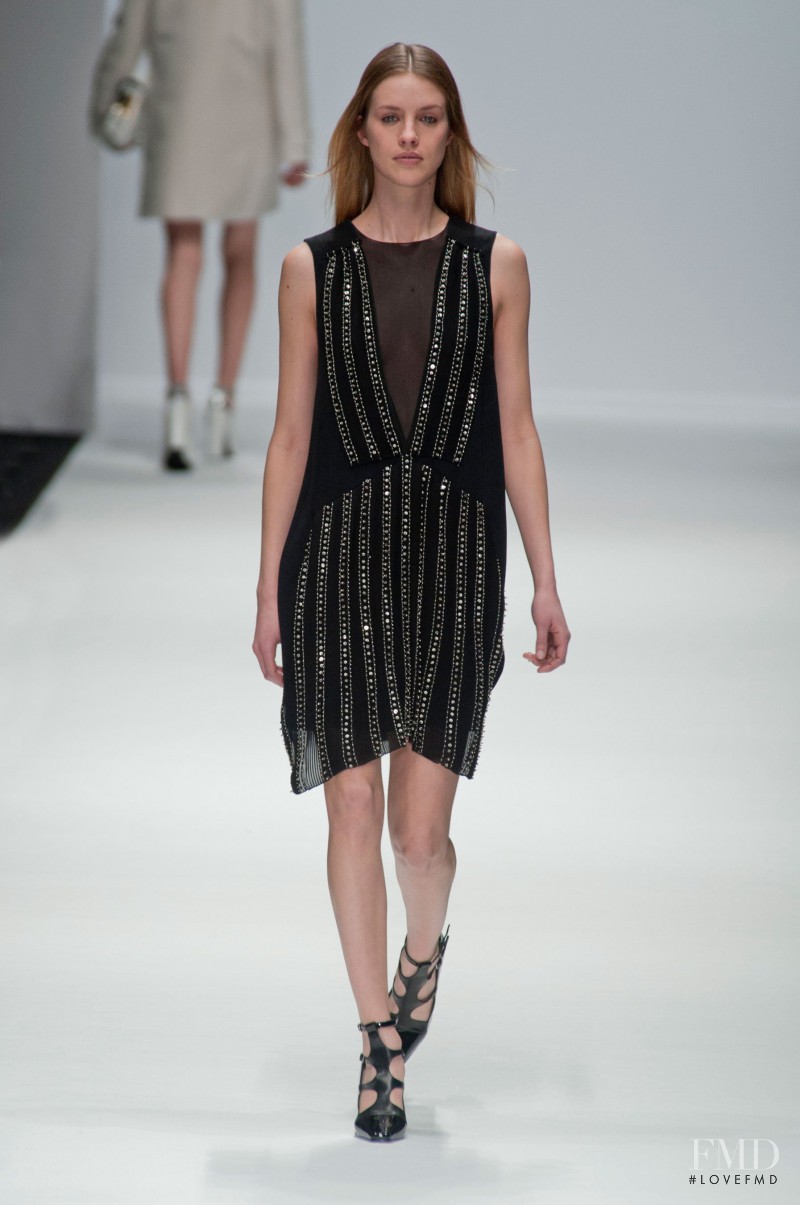 Julia Frauche featured in  the Vanessa Bruno fashion show for Autumn/Winter 2013