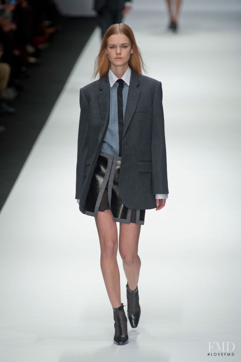 Stina Rapp featured in  the Vanessa Bruno fashion show for Autumn/Winter 2013