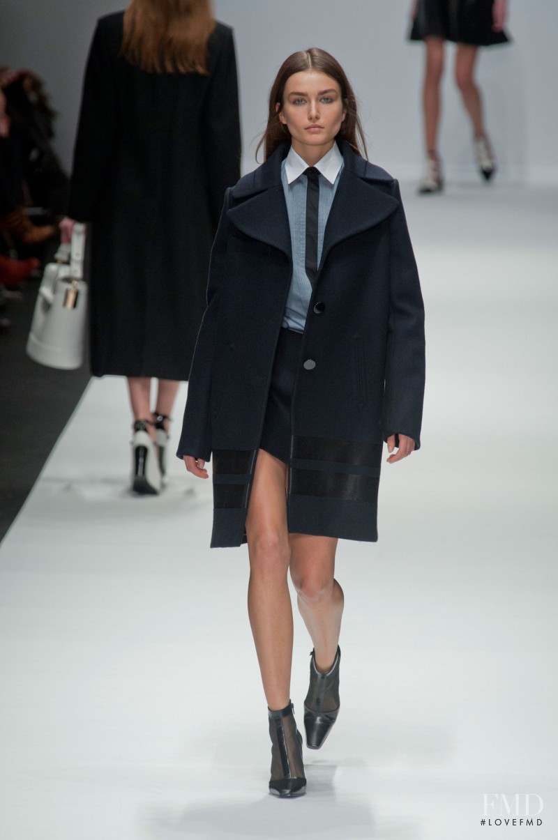Andreea Diaconu featured in  the Vanessa Bruno fashion show for Autumn/Winter 2013