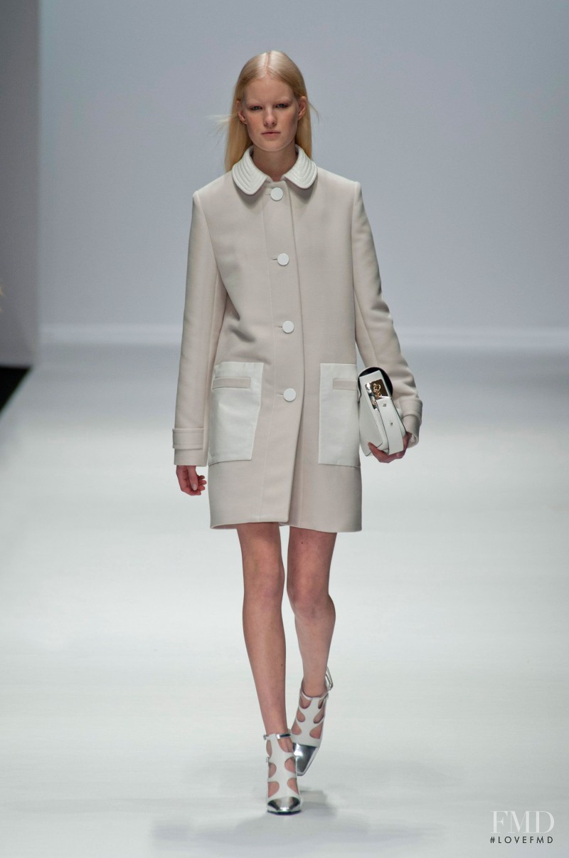 Linn Arvidsson featured in  the Vanessa Bruno fashion show for Autumn/Winter 2013