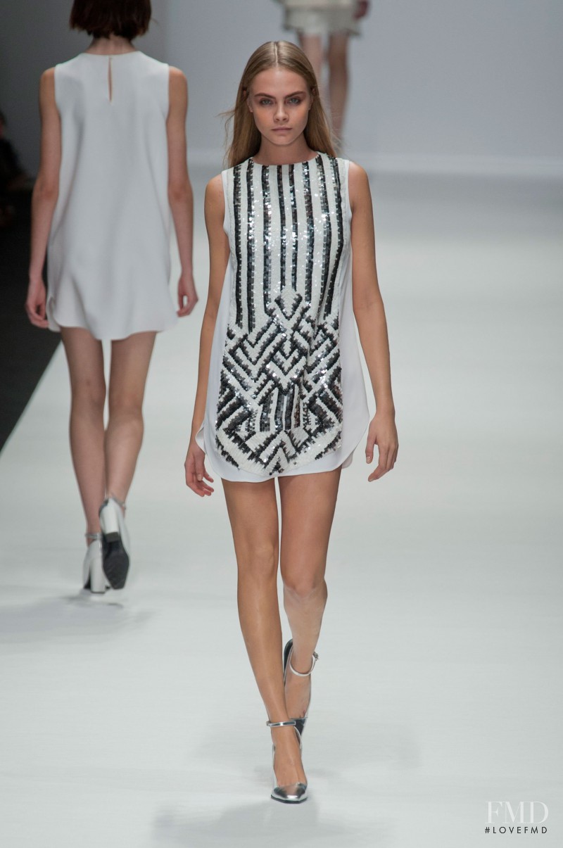 Cara Delevingne featured in  the Vanessa Bruno fashion show for Autumn/Winter 2013