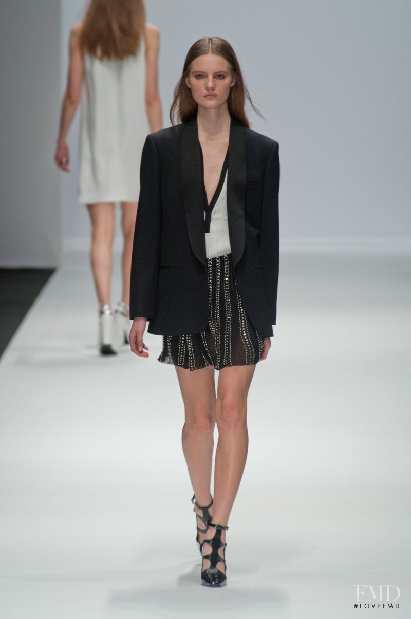 Tilda Lindstam featured in  the Vanessa Bruno fashion show for Autumn/Winter 2013