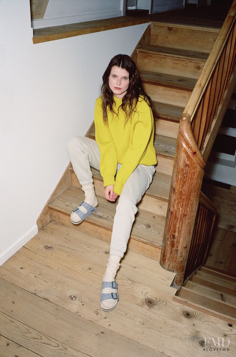 Anne Wunderlich featured in  the Birkenstock lookbook for Autumn/Winter 2021