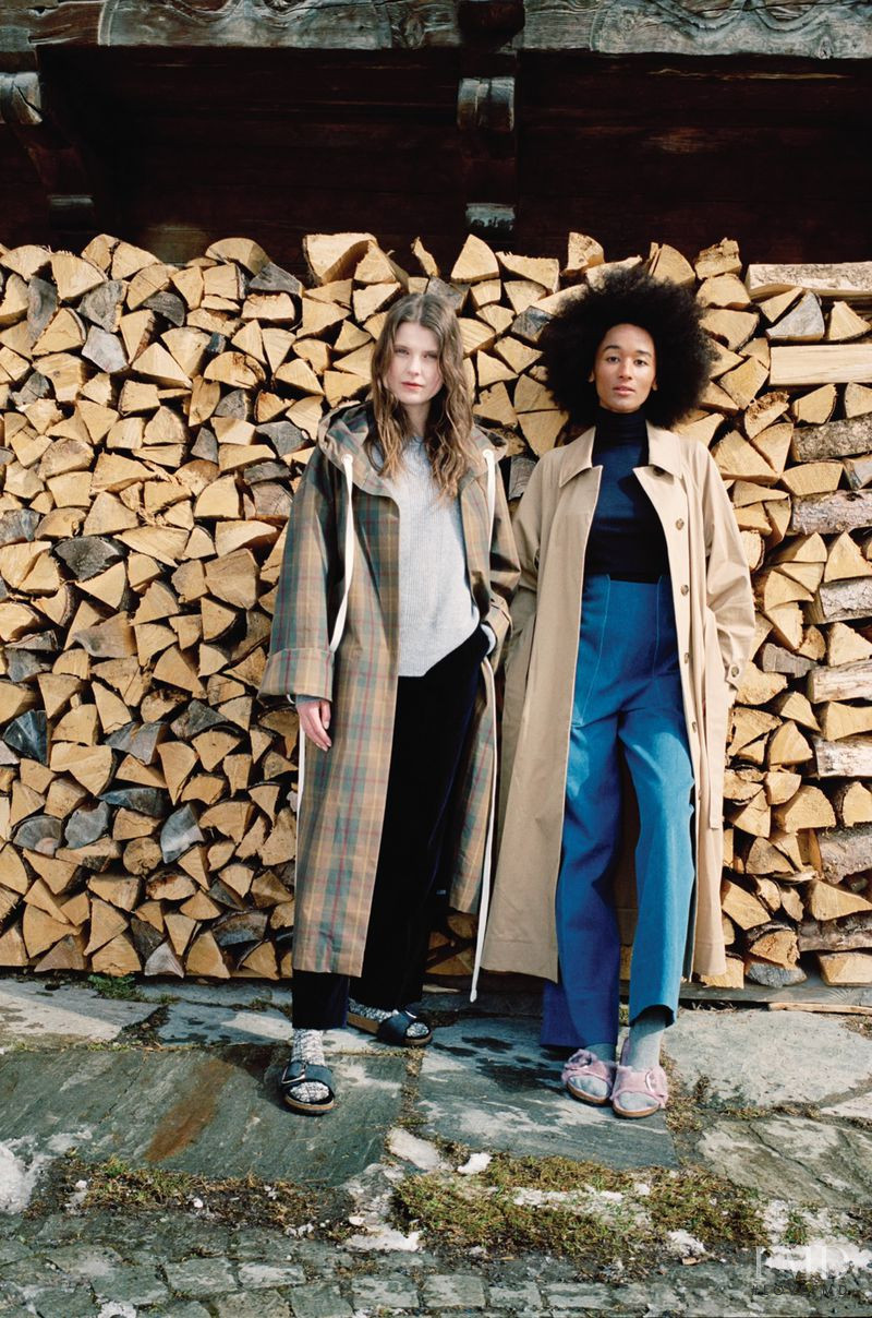 Anne Wunderlich featured in  the Birkenstock lookbook for Autumn/Winter 2021