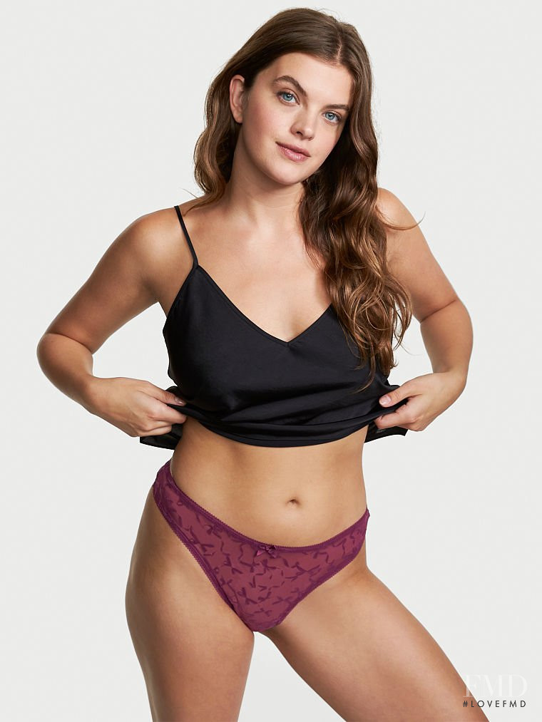 Abbey Ries featured in  the Victoria\'s Secret catalogue for Autumn/Winter 2021