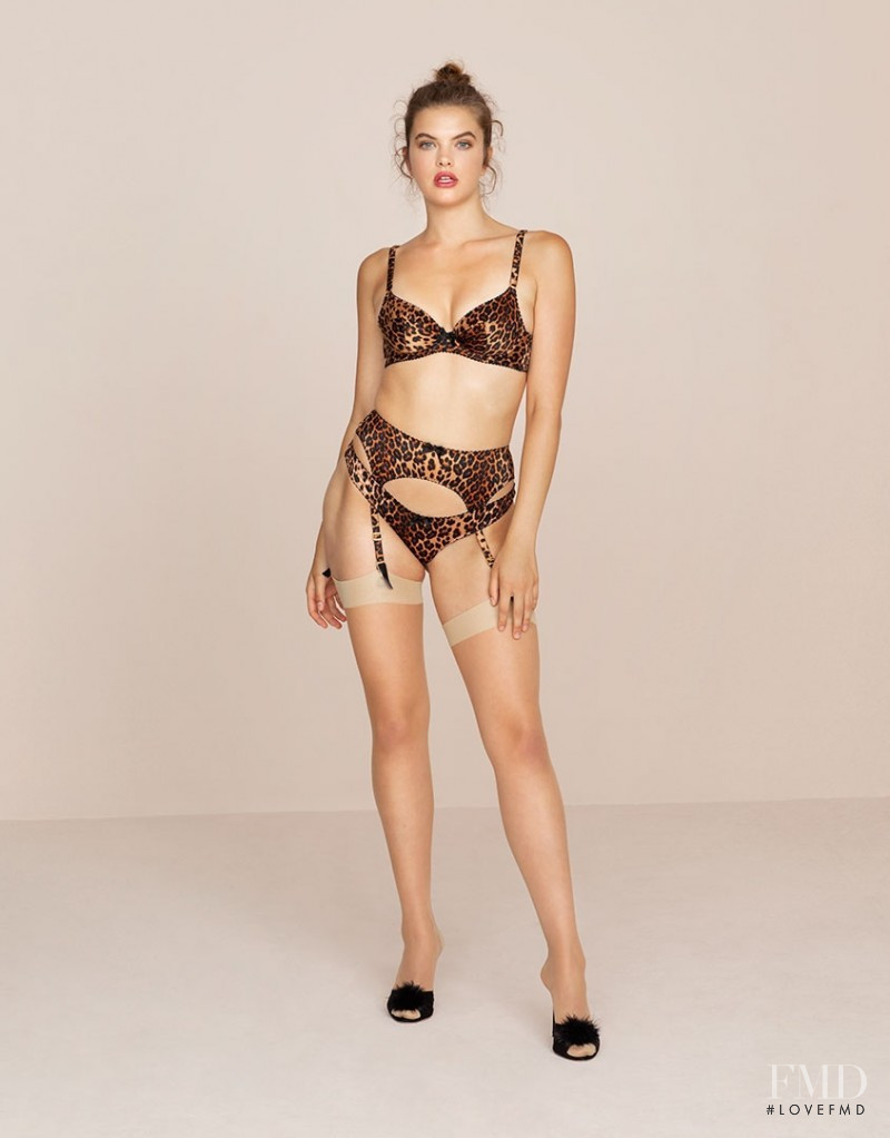 Abbey Ries featured in  the Agent Provocateur catalogue for Winter 2018