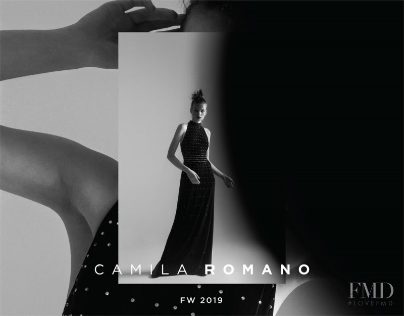 Paula Rudevica featured in  the Camilla Romano advertisement for Autumn/Winter 2019