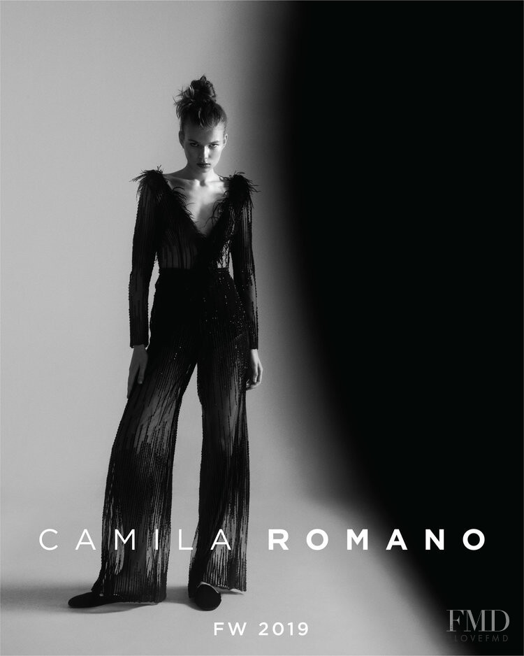 Paula Rudevica featured in  the Camilla Romano advertisement for Autumn/Winter 2019