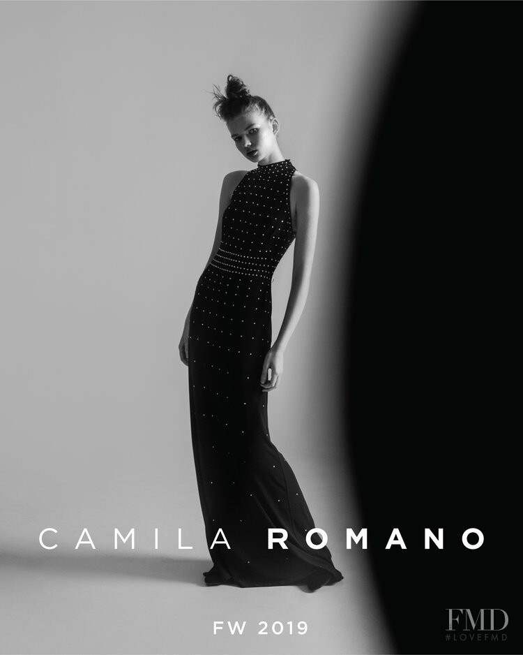 Paula Rudevica featured in  the Camilla Romano advertisement for Autumn/Winter 2019