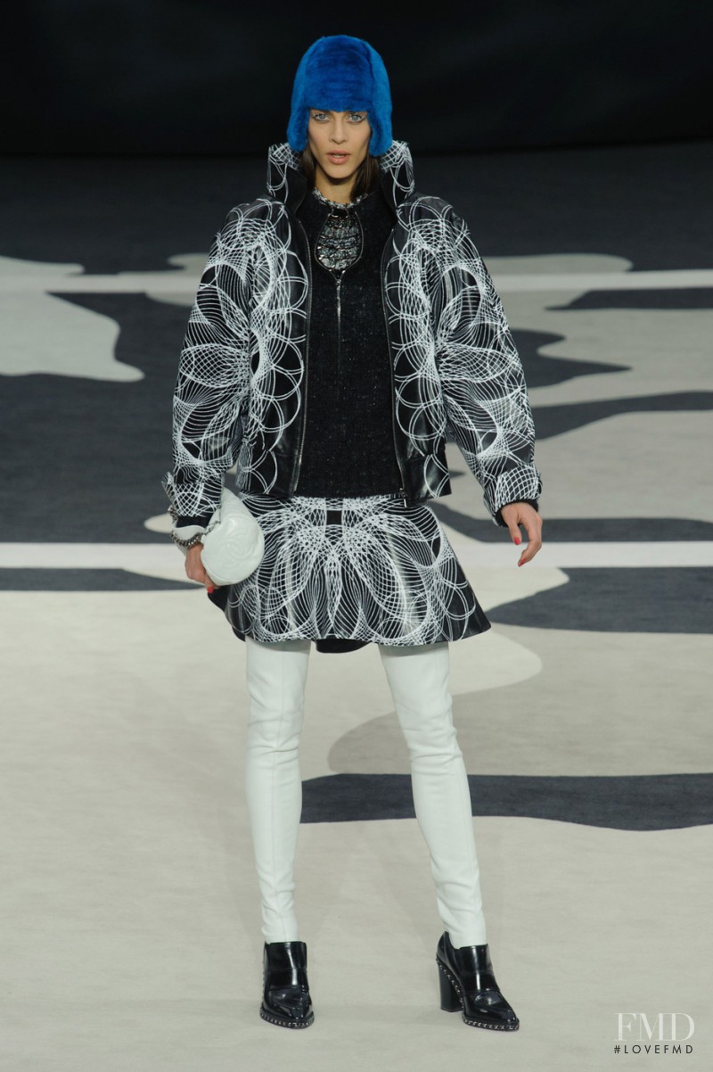 Aymeline Valade featured in  the Chanel fashion show for Autumn/Winter 2013