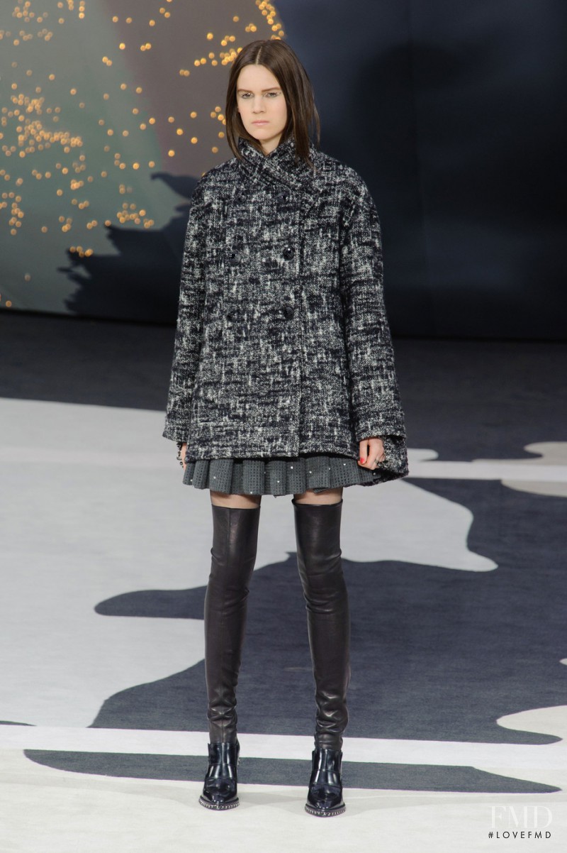 Jamily Meurer Wernke featured in  the Chanel fashion show for Autumn/Winter 2013