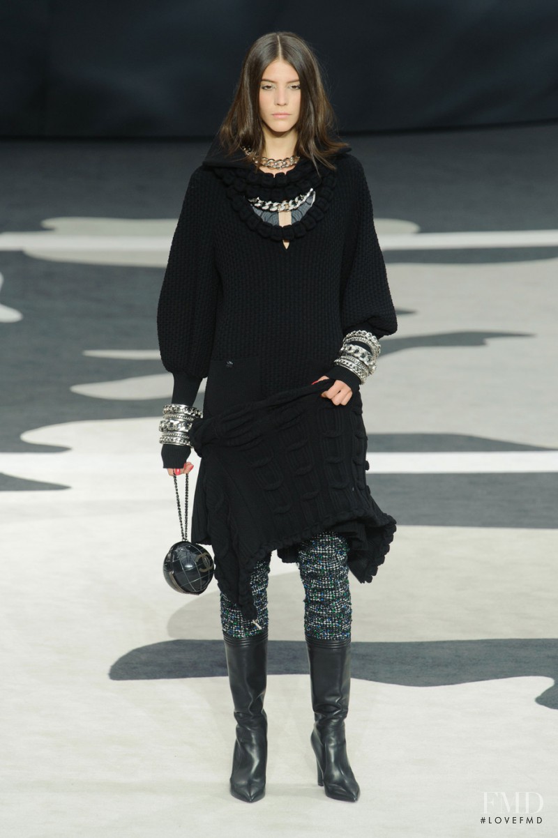 Carla Ciffoni featured in  the Chanel fashion show for Autumn/Winter 2013