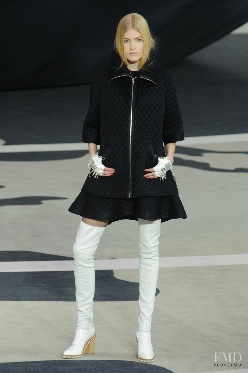 Louise Parker featured in  the Chanel fashion show for Autumn/Winter 2013