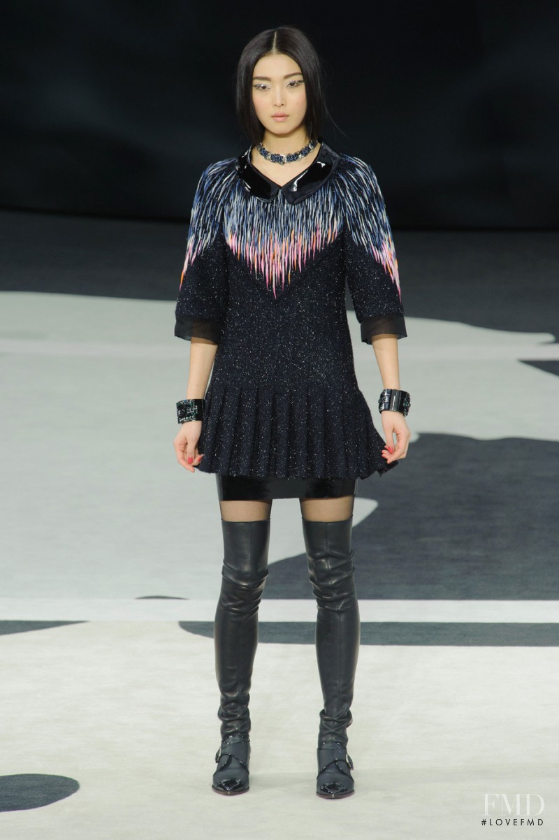 Sung Hee Kim featured in  the Chanel fashion show for Autumn/Winter 2013