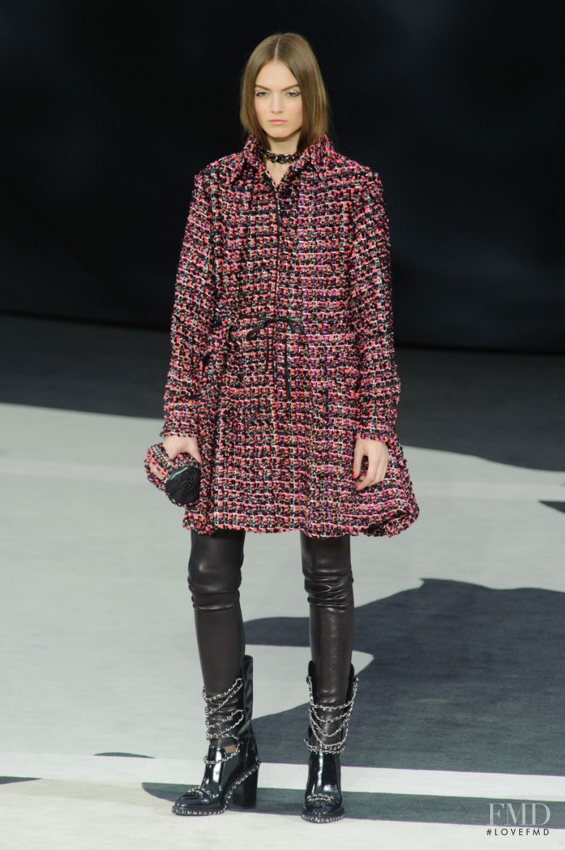 Agne Konciute featured in  the Chanel fashion show for Autumn/Winter 2013