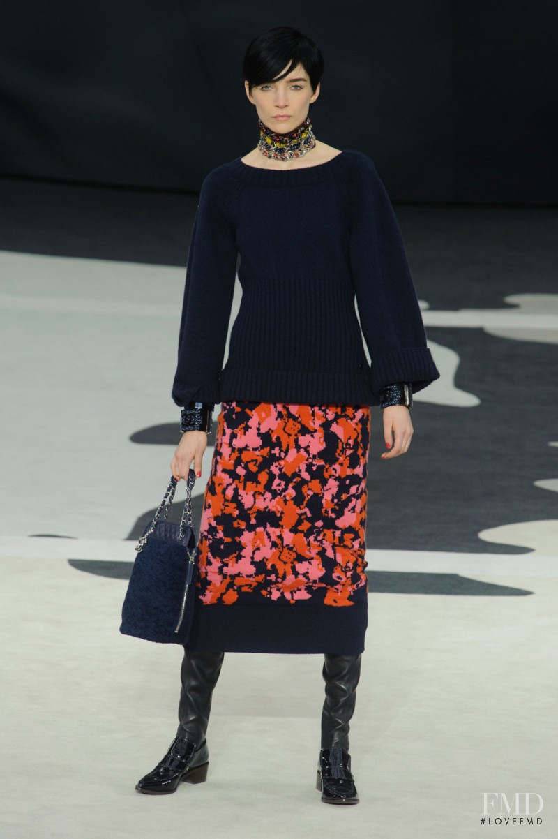 Janice Alida featured in  the Chanel fashion show for Autumn/Winter 2013