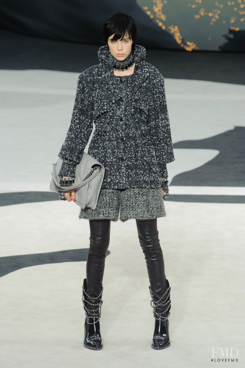 Edie Campbell featured in  the Chanel fashion show for Autumn/Winter 2013