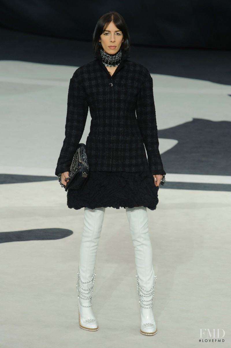 Jamie Bochert featured in  the Chanel fashion show for Autumn/Winter 2013