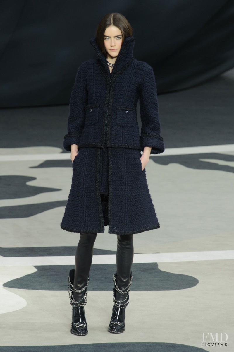 Daphne Velghe featured in  the Chanel fashion show for Autumn/Winter 2013