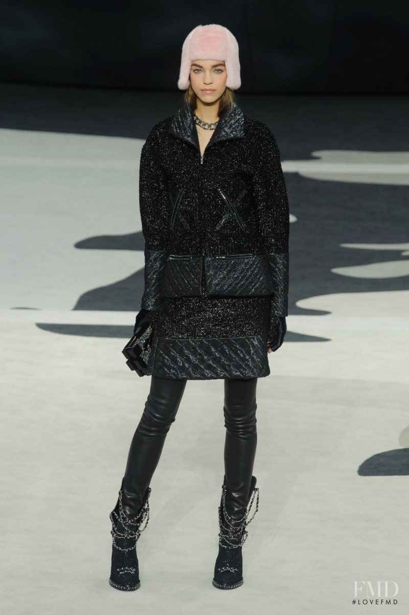 Samantha Gradoville featured in  the Chanel fashion show for Autumn/Winter 2013