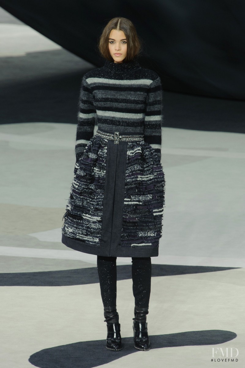Pauline Hoarau featured in  the Chanel fashion show for Autumn/Winter 2013