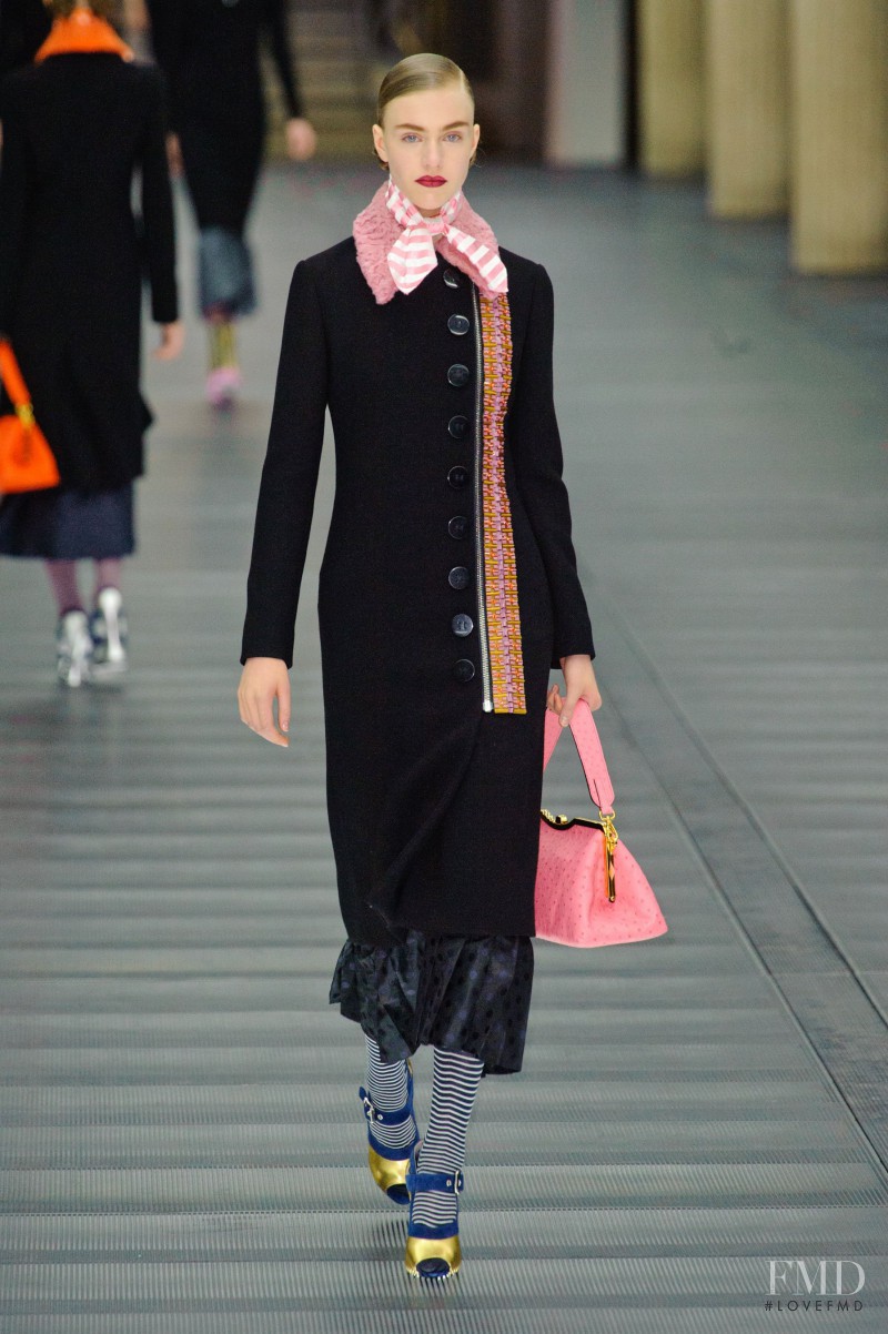 Hedvig Palm featured in  the Miu Miu fashion show for Autumn/Winter 2013