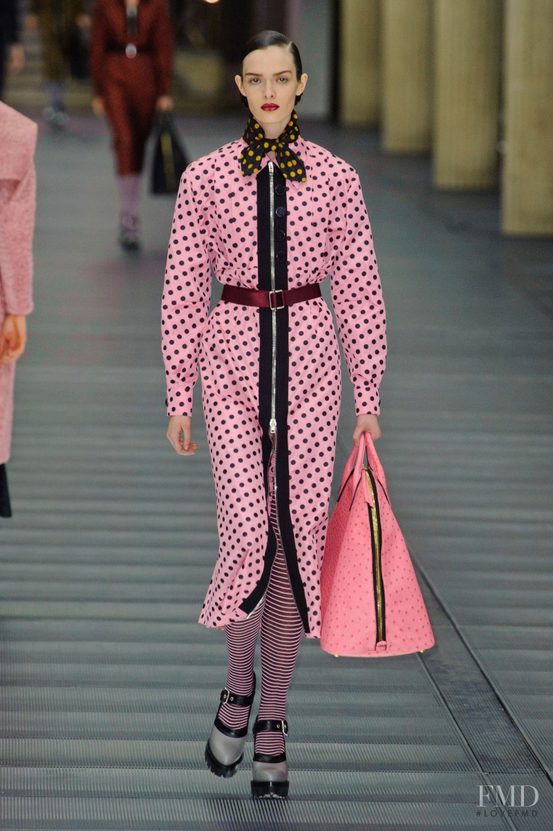 Sam Rollinson featured in  the Miu Miu fashion show for Autumn/Winter 2013