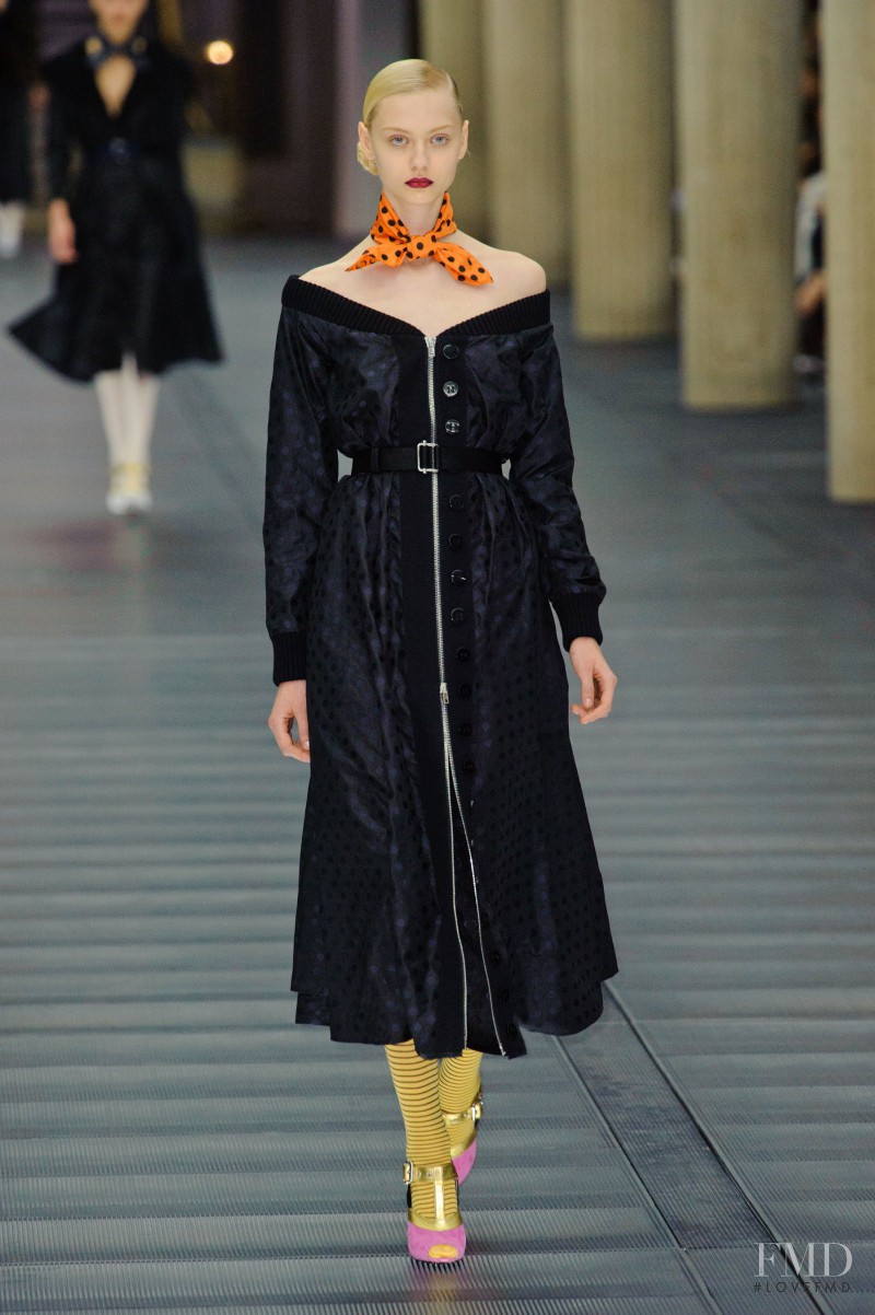 Nastya Kusakina featured in  the Miu Miu fashion show for Autumn/Winter 2013