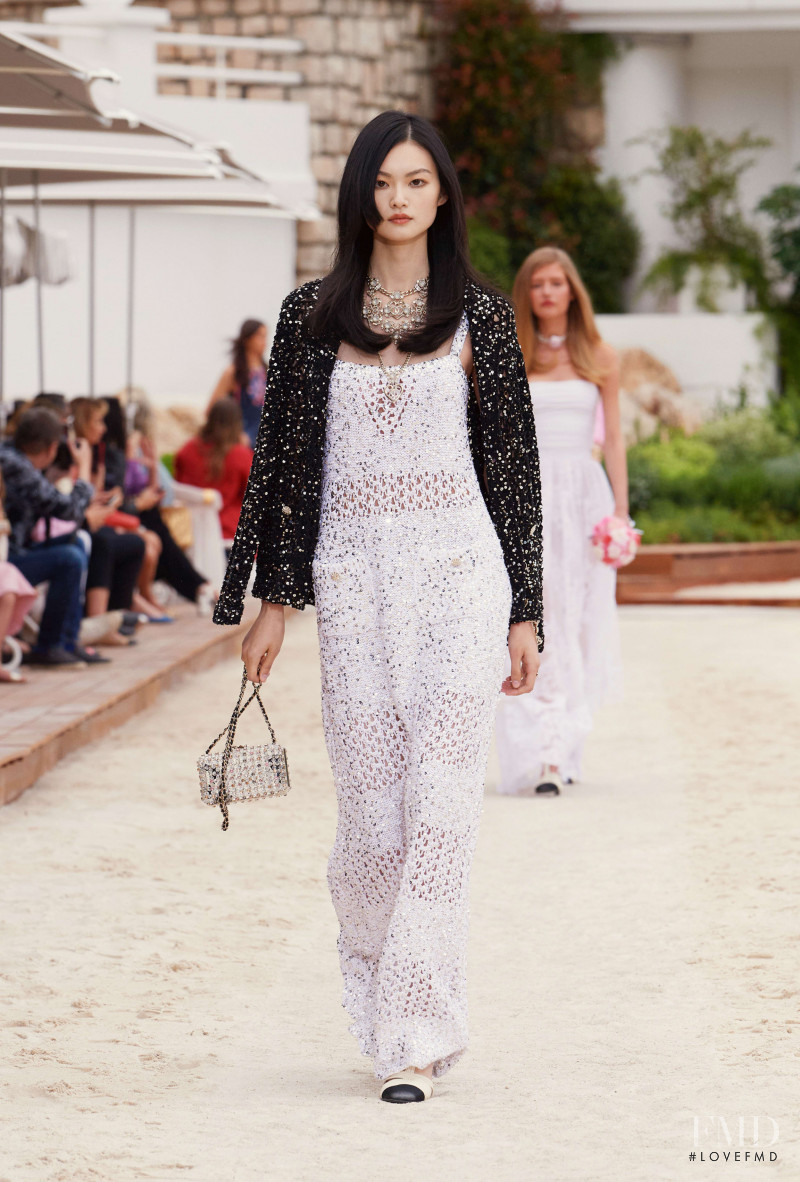 Cong He featured in  the Chanel fashion show for Resort 2023