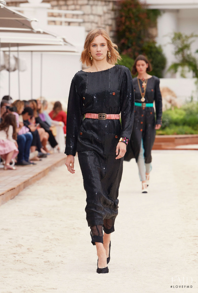 Luca Biggs featured in  the Chanel fashion show for Resort 2023