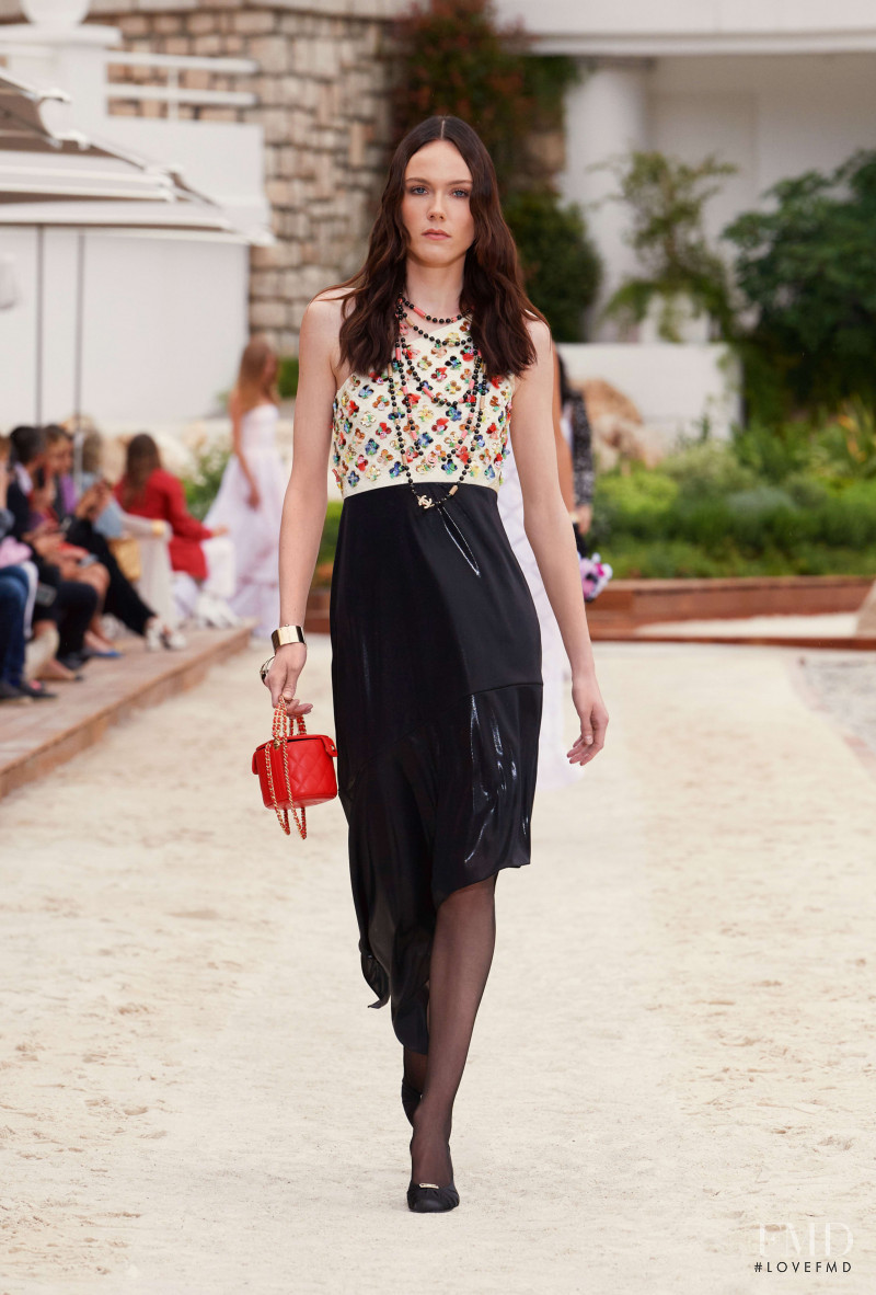 Kiki Willems featured in  the Chanel fashion show for Resort 2023